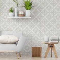 Imagem de Papel De Parede Adesivo Geométrico Floral N06082 0,58X3,00M