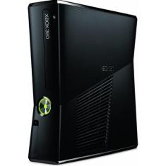 Imagem de Console Microsoft Xbox 360 Slim Standard 4gb Videogame Completo 512mb Matte Black Microsoft Xbox 360 Slim 4GB Preto