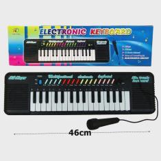 Imagem de Teclado Infantil Musical 32 teclas keys com Microfone Piano