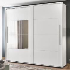 Imagem de Guarda-Roupa Casal Coimbra 2 Portas 6 Gavetas Flex 40230563 Branco/Freijo - Politorno
