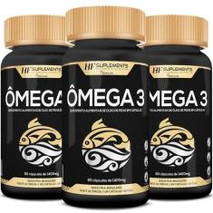 Imagem de 3X Omega 3 Oleo De Peixe Premium 60Caps 1400Mg Hf Suplements