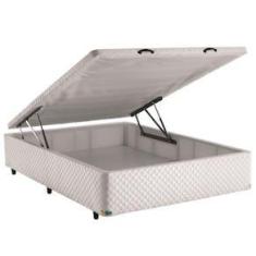 Imagem de Base Box para Colchão de Casal Itaflex com Baú 40,5x138x188cm - Branco