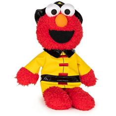 Imagem de GUND Vila Sésamo Bombeiro Elmo Pelúcia Stuffed Animal, 9,5 "