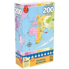 Imagem de Puzzle 200 Peças Horários Do Mundo - Grow