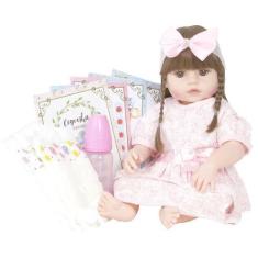 Imagem de Boneca Tipo Reborn Siliconada Pode Dar Banho - Cegonha Reborn Dolls