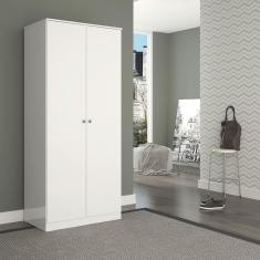 Imagem de Guarda-Roupa Solteiro com 2 Portas 75x175cm London Branco 6502
