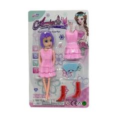 Imagem de Boneca Modelo Com Vestidinho Variados - Royal Toys