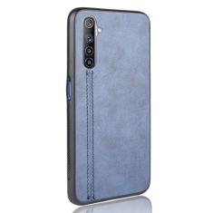 Imagem de Capa para celular Oppo Realme 6 Capa robusta Proteção 360° Capa de couro liso para Oppo Realme 6