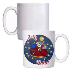 Imagem de 1 Caneca De 200ml De Porcelana De Natal Enfeite Natalino Presente - Pi