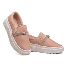 Imagem de Tênis Feminino Slip On com Strass Original CasualConfort - Gabriela Fa