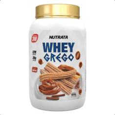 Imagem de Whey Grego Protein 3W 25g Proteina Pote 900g Nutrata, Churros