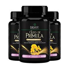 Imagem de Kit 3 Óleo de Prímula 1.000mg 60 Cápsulas Softgel Bioklein