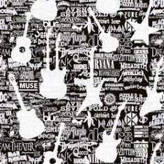 Imagem de Papel de parede adesivo vinílico Rock Bandas Metallica Linkin Park