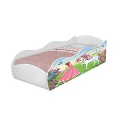 Imagem de Cama carro móveis para quarto infantil meninas com colchão - DULLAR Mó