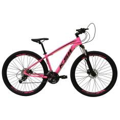 Imagem de Bicicleta Aro 29 KSW XLT Câmbios Shimano 24v K7 Freios a Disco Hidráulicos Suspensão Com Trava-Unissex