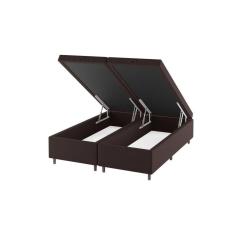 Imagem de Base Box Baú Lions 35cm 1,98m 1,58m Marrom