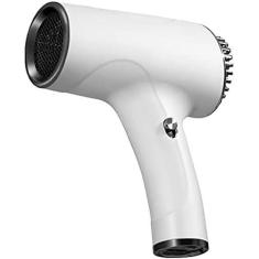 Imagem de Secador de cabelo portátil sem fio para viagem Secador de cabelo sem fio recarregável portátil ventilador quente e frio para viagens, acampamento, praia, blackout, plug in e sopro de ar quen