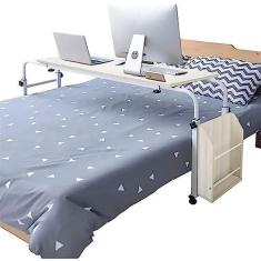 Imagem de SilteD Mesa de mobilidade sobre a cama, mesa de computador móvel sobre a cama, ângulo e altura ajustáveis ​​para a mesa de trabalho, mesa de cama king-size sobre a cama, mesa para laptop sobre a cama