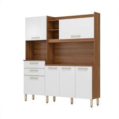 Imagem de Kit Cozinha Demóbile Select 6 Portas e 2 Gavetas