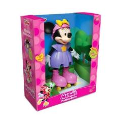Imagem de Boneca Minnie Disney C/ Som Patins E Capacete - Elka Brinquedos