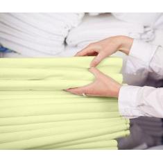 Imagem de Lençol Casal Palha Clinica Hospital Hotel Algodão Percal 150 Fios - Co