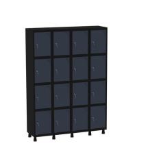 Imagem de Armário Guarda Volume Locker Roupeiro 16 Portas Aço Grf 504/16 - Pandi