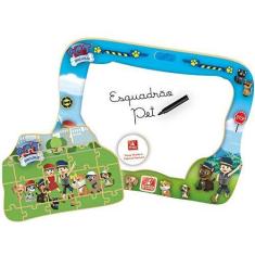 Imagem de Lousa Infantil, Esquadrão Pet com Quebra Cabeça Brincadeira de Criança