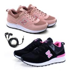 Imagem de Kit 2 Tênis Feminino Academia Fitness + Fone de Ouvido Fio - Vorax, Pr