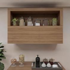 Imagem de Armário Aéreo para Cozinha 120cm Carvalho