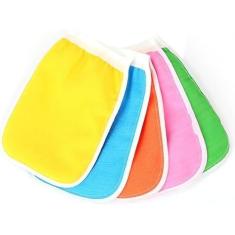 Imagem de Toalha de banho dupla face para fricção de lama, luvas de banho coloridas, acessórios de cozinha/1236