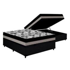 Imagem de Cama Box Baú Casal: Colchão Anatômico Ortobom D33 / Ep Iso 100 Double