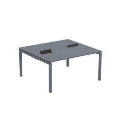 Imagem de Mesa Plataforma Dupla com Pé de Aço para Coworking 150X140/2P PDC15/14/2P Grafito