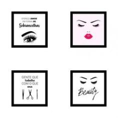 Imagem de Kit Quadros Decorativos Em Mdf Designer De Sobrancelhas 14