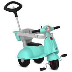 Imagem de Triciclo Banderetta Passeio &Amp Pedal Turquesa Bandeirante