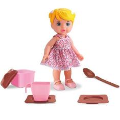 Imagem de Boneca Com Pratinho Bee Hugs Chocolate 0993 - Bee Toys