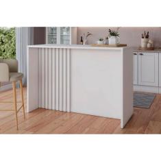Imagem de Balcão De Cozinha Modulado Gourmet Americana Branco - Henn