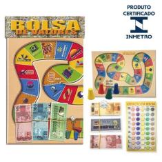 Imagem de Jogo De Tabuleiro Educativo Bolsa De Valores Brinquedo Infantil - Tmc