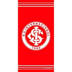 Imagem de Toalha de Banho Praia e Piscina Brasão Internacional Licenciado Times Buettner Veludo Estampada