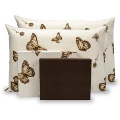 Imagem de Jogo De Lençol Super King 6 Peças Estampado Percal 180 Fios - Rafaloro