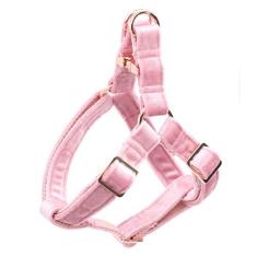 Imagem de Aring Pet peitoral para cães, peitoral para cães de veludo, sem puxar, arnês para cães de porte pesado, ajustável para cães pequenos, médios e grandes