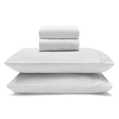 Imagem de Jogo Cama Lençol Casal Buettner Renda Naira Branco