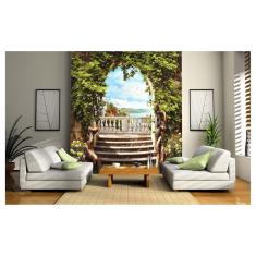 Imagem de Papel De Parede Paisagem Digital Jardim Mar 3D Dav18