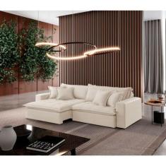 Imagem de Sofá Zen Linho 02 Módulos 100 Cm B25 Meu Sofá Online