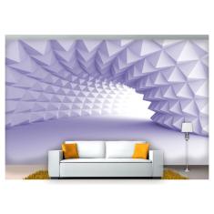 Imagem de Papel De Parede Túnel Profundo Geométrico 3D At03