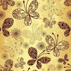 Imagem de Papel De Parede Adesivo Lavável Borboletas s 12M