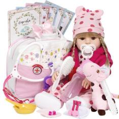 Bebe Reborn Boneca Barata Real Com Chupeta Enxoval Completo - Cegonha Reborn  Dolls - Bonecas - Magazine Luiza