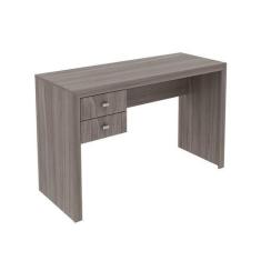 Imagem de Mesa Escritório 2 Gavetas 117X74,5X46,5 Cm Carvalho - Tecnomobili