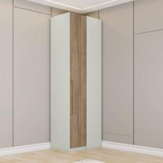 Imagem de Guarda-roupa Canto Reto 1 Porta Seletto Areia Hp/jequitibá