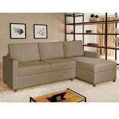 Imagem de Sofá 3 Lugares com Chaise Moov Yescasa Bege