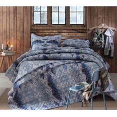 Imagem de Jogo De Cama Duplo Queen 4 Peças Hunter Realce Premium Sultan